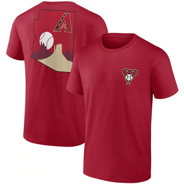 Men's Arizona Diamondbacks Red Iconic Bring It T-Shirt